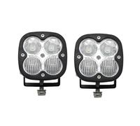 Motorcycle Halogen Headlamp 3" Running Lights for Cars Motorcycle Led Bar Fog Headlights Spotlight DRL Pod Lamps for Auto Niva for Lada 4x4 Off Road ATV Motorcycle headlight assembly(2pcs Combo Beams)