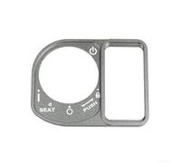 Motorcycle Hand Guard and Ignition Switch Cover CNC Aluminum for Honda For FORZA 300 and 350 with Enhanced Protection (Gray)