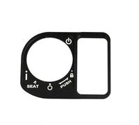 Motorcycle Hand Guard and Ignition Switch Cover CNC Aluminum for Honda For FORZA 300 and 350 with Enhanced Protection (Black)