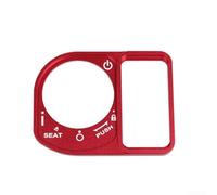 Motorcycle Hand Guard and Ignition Switch Cover for Honda For FORZA 300/350, CNC Aluminum Alloy with Treatment (Red)