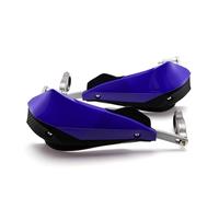 Motorcycle hand guards 1Pair 22mm 25mm 28mm Universal Motorcycle Hand Handlebar Handle Bar Guards Dirt Bike Handguard For Honda For Suzuki(Blue)