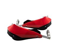 Motorcycle hand guards 1Pair 22mm 25mm 28mm Universal Motorcycle Hand Handlebar Handle Bar Guards Dirt Handguard For Honda For Suzuki(Red)