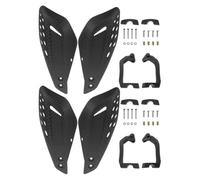 Motorcycle Hand Guards Black Plastic Universal 22mm 2 Pair