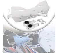 Motorcycle Hand Guards, Dirt Bike Handguards, White