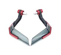 Motorcycle Hand Guards For Ducati For Monster696 For Monster 797 For Monster 821 For Hypermotard 950 For Scramble Aluminum Alloy Motorcycle Hand Guard 22MM Universal Hand Guards Motorcycle(Red)