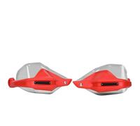 Motorcycle Hand Guards For Kawasaki For Versys 650 For Versys1000 Motorcycle Handguards Handlebar Guards Windshiel Protective Cover Handguard(Red Tranparent Big)