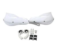 Motorcycle Hand Guards Motorcycle Hand Protector Universal 22mm 28mm Hand Guards Cover Handle Mounting Kits Handguard Fit All Dirt Bikes Hand Guards Motorcycle(White)