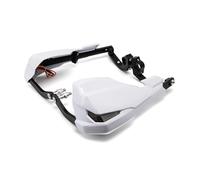 Motorcycle hand guards Universal Motorcycle Handlebar Hand Guards Motocross E-bike Handguards for Led Turn Signals For Honda CRF1000L 2016-2018(White)