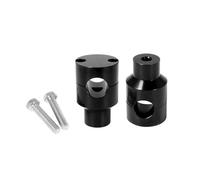 Motorcycle Handbar Rising Clamp 22MM 25MM Motorcycle Handlebar Riser Up Bracket Clamp Kit For 1'' 7/8" Handle Bars Universal Black/Sliver For V-Star 650 Custom