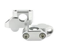 Motorcycle Handbar Rising For ST1100 1991-2002 22mm Back Moved Handlebar Risers Offset M-+otorcycle Accessoried Handle Bar Riser Fit Handlebar Bar Risers(Silver)