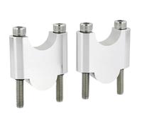 Motorcycle Handbar Rising For Suzuki For V-Strom 250 DL650 1000 DL1000 GN125 GN250 GN400 Handlebar Risers Fat Bar Riser Fit Handlebar Bar Risers(Silver Riser 40mm)