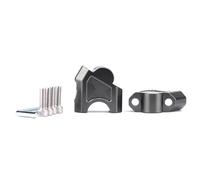 Motorcycle Handbar Rising For TRK502 For TRK502X For TRK552 Motorcycle Heighten Move Back Handle Bar Aluminum Alloy 28mm Handlebar Riser Handlebar Bar Risers(GRAY)