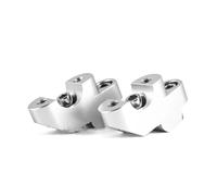 Motorcycle Handbar Rising Motorcycle Handlebar Riser Drag Handle Bar Clamp Extend Adapter For Hornet CB750 2023-(No logo-silver)