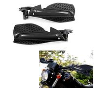 Motorcycle Handguard 22mm Handlebar Grip Guard Shield Motorcycle Motocross Scooter Windproof Handguard Protective Equipment (Black 1)