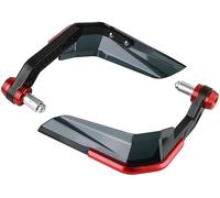 Motorcycle Handguard for FXDL Dyna Low Rider, Windproof Hand Protector with Collision Defense Windshield Accessories for Various Motorbikes,B Red