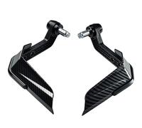 Motorcycle Handguard for Kawasaki Vulcan S, Windproof Hand Protector with Collision Defense Windshield Accessories for Various Motorbikes,A Black