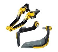Motorcycle Handguard For LONCIN For VOGE 500R 2020 2021 Brake Clutch Levers Wind Deflector Handlebar Handguard Hand Guards Protection Hand Guards(Gold-b)