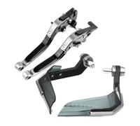 Motorcycle Handguard For LONCIN For VOGE 500R 2020 2021 Brake Clutch Levers Wind Deflector Handlebar Handguard Hand Guards Protection Hand Guards(Silver)