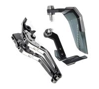 Motorcycle Handguard For LONCIN For VOGE 500R 2020 2021 Motorcycle Brake Clutch Levers Wind Deflector Handlebar Handguard Hand Guards(Titanium-a)