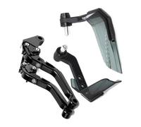 Motorcycle Handguard For LONCIN For VOGE 500R 2020 2021 Motorcycle Brake Clutch Levers Wind Deflector Handlebar Handguard Hand Guards(Black)