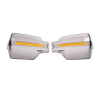 Motorcycle Handguard Handlebar Hand Guard Shield Protector For SUZUKI For Burgman 650 125 150 200 250 AN650 AN125 AN200 RESPUNEKBAH(Transparent grey)