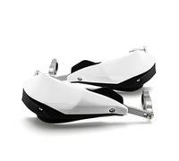 Motorcycle Handguards 1Pair 22mm 25mm 28mm Universal Motorcycle Hand Handlebar Handle Bar Guards Dirt Bike Handguard Dirt Bike Hand Guards(WHITE)