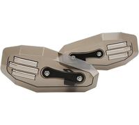 Motorcycle Handguards, 2PCS Hand Guards Motorcycle Hand Guard Brush Bar Protective Metal Universal for Motorbike Accessory (Smoked)