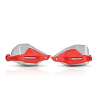 Motorcycle Handguards Brake And Clutch Protectors Windshield For CRF1100L AfricaTwin 2020-2025(Large Red-transparent)