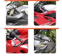 motorcycle handguards For Benelli Tornado 402R 302R 252R Motorcycle Modified Competition Handguard Bow Handlebar Protector Brake Clutch Fall Bar handlebar guard wind guards(Red+copper expansion)