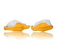 motorcycle handguards For CFMOTO 650MT 800MT Motorcycle Modified Thickened Handlebar Windshield Hand Guard Brake Clutch Windscreen 650 MT 800 MT handlebar guard wind guards(Yellow Clear)