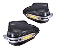 motorcycle handguards For CYCLONE RA401 RA-401 Motorcycle Hand Guard With LED Turn Signal,Brake Clutch Windproof Anti-fall Handlebar Guards handlebar guard wind guards(Brown Yellow light)