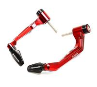 motorcycle handguards For SUZUKI V-STROM DL 250 650/XT 1000/XT Motorcycle Modified CNC Handguard Bow Handlebar Protector Brake Clutch Fall Bar handlebar guard wind guards(Red)