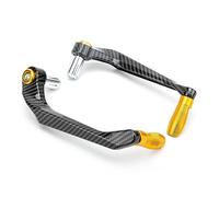 Motorcycle Handguards for Yamaha RD 80 MX, Handlebar and Brake Lever Protectors, Handlebar Handguards,Gold