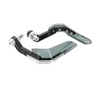 Motorcycle Handguards Hand Universal Protector Modification Protective Gear Aluminum Alloy Motorbike Hand Guard Handguard Shield Windproof(Silver)