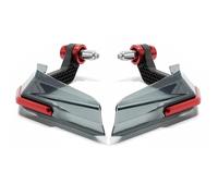 Motorcycle Handguards, High Strength Aluminum Alloy Universal Handlebar Wind Deflector for Motorbike Dirt Pit Bike (Red)