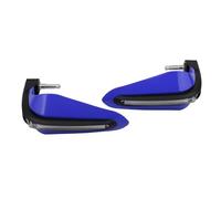 Motorcycle Handguards Motorcycle Hand Guard LED Turn Signal Lights Handguard Covers For Most Diameter Handlebar ATV Motocross Scooters Moped Handguard(Blue Yellow-Light)