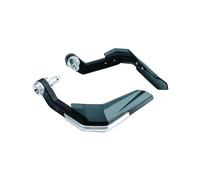 Motorcycle Handguards Universal Protector Modification Protective Gear CNC Aluminum Alloy Motorbike Hand Guard Handguard Shield Windproof Dirt Bike Hand Guards(Sliver)