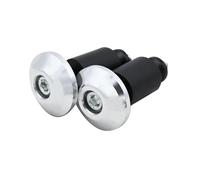 Motorcycle Handle Bar End Cap Grips Protection Plug For Suzuki Motorcycle Bar End Plugs(SILVER)