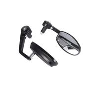 Motorcycle Handle Bar End Mirror 7/8" 22 Mm Side Rearview Mirrors Blue Lens For Ducati For BM&W For HON&DA For Suzuki Mirrors End Rearviews