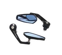 Motorcycle Handle Bar End Mirror 7/8" 22 Mm Side Rearview Mirrors Custom Smoke Blue For Duc&ati For BM&W For Hon&da For Suzuki Motorcycle Rear View Mirrors