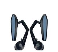 Motorcycle Handle Bar End Mirror 7/8" 22 Mm Side Rearview Mirrors Custom Smoke Blue Lens For Du&cati For B&MW For Ho&nda For Suzuki For KA&WASAKI Side Mirrorss