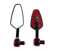 Motorcycle Handle Bar End Mirror Universal 7/8" 22 Mm Side Rearview Mirrors Smoke Blue Lens For Ya&maha For B&MW For Ho&nda For Suzuki Rears Views Mirrors