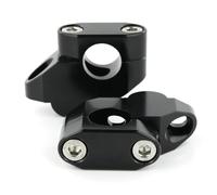 Motorcycle Handle Bar For Can-Am DS450 Kawasaki KFX 400 For For Grizzly 660 For Raptor 700 22mm 7/8" Handlebar Risers Handle Bar Riser Extend Back Moved(Black)