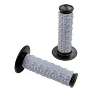 Motorcycle Handle Bar Handlebar Grip Dirt Pit Bike 7/8" Universal Rubber Gel Dual Density MX Grips for CRF EXC YZF Pro Motorcross 22mm/24mm Left/Righ (Black)