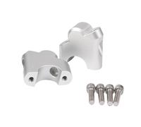Motorcycle Handle Bar Riser For BMW For R1200R R 1200R R1200 R R 1200 R Motorcycle Heighten The Front Handlebar Risers Back Moved Bar Riser Clamps Handlebar Riser Clamp(Backward Hei-silver)