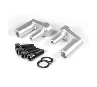 Motorcycle Handle Bar Riser For BMW R1250RT R1200RT LC R 1250 1200 RT R1200 Handle Bar Drag Extend Adapter Motorcycle Handlebar Riser Clamp Handlebar Riser Clamp(Silver)