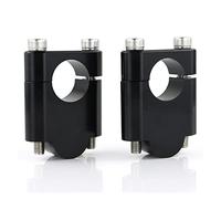 Motorcycle Handle Bar Riser For CRF150 For CRF230L For CRF300L For CRF250L Motorcycle 22mm 7/8" Fat Bar Handlebar Mounting Riser With Clamps Handlebar Riser Clamp(Black Riser 40mm)