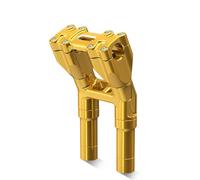 Motorcycle Handle Bar Riser For Dyna Fat Bob FXDF Hard Candy Custom FXDF Dark Custom FXDF 5/6/7.25/8.25" Rise Motorcycle 1 Inch Handlebar Risers Clamps Handlebar Riser Clamp(Golden)
