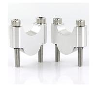 Motorcycle Handle Bar Riser For Fantic For Caballero 125 500 2018-2024 Motorcycle Mounting Fat Bar Risers 1 1/8" 28mm Handlebar Risers Handlebar Riser Clamp(Silver Riser 30mm)