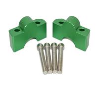 Motorcycle Handle Bar Riser For KAWASAKI For Vulcan 650 VN 2019 2020-2024 Handlebar Riser Adapter Kit Moves Bar Height Rise Handbar Rising Clamp(Green)